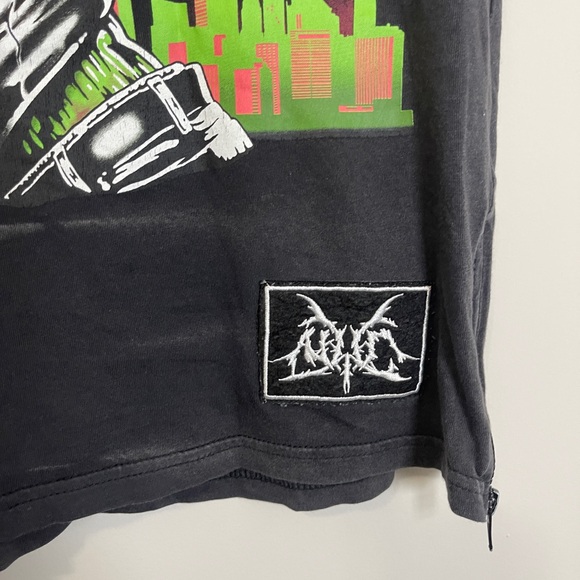 Reason World Tour Men’s T-Shirt Size Small Black Distressed Graphic Band Tee - Picture 6 of 12